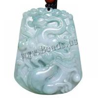 Jadeite Pendant, Carved, polished & different styles for choice, 48-50*40-38mm, Sold By PC