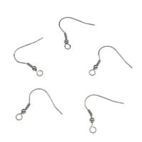 Stainless Steel Hook Earwire with loop original color Approx 2.2mm Sold By Bag
