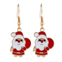 Tibetan Style Jewelry Sets, with enamel, Santa Claus, plated, fashion jewelry & different styles for choice & for woman, nickel, lead & cadmium free, Sold By Set
