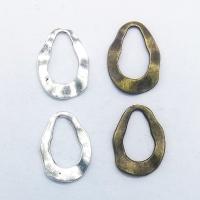Zink Alloy Jewelry Findings, plated, ihålig, fler färger för val, nickel, bly och kadmium gratis, 24x18x1.80mm, 100PC/Bag, Säljs av Bag