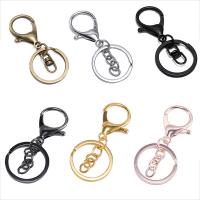 Zinc Alloy Key Clasp Setting with Iron plated durable nickel lead & cadmium free Sold By Bag