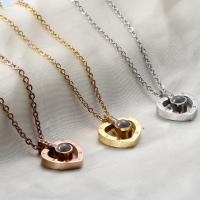 Titanstahl Halskette, Oval-Kette & verschiedene Stile für Wahl & für Frau, keine, verkauft per ca. 15 ZollInch Strang