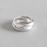 Solidny srebrny pierścień, 925 Srebro, różnej wielkości do wyboru & dla kobiety, 4mm, rozmiar:5-9, sprzedane przez PC