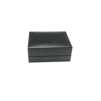 Paper Cufflinks Gift Box, Square, black, 80x67x30mm, Sold By PC