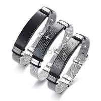 Stainless Steel Jewelry Bracelet plated Adjustable & fashion jewelry & for man 41mm Sold By PC