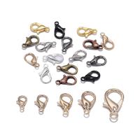 Tibetan Style Lobster Clasp, plated, DIY & different size for choice, more colors for choice, nickel, lead & cadmium free, 50PCs/Bag, Sold By Bag