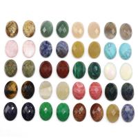 Pedras preciosas de cabochons , misto de pedras semi-preciosas, materiais diferentes para a escolha & facetada, 18*13mm, 2PCs/Lot, vendido por Lot