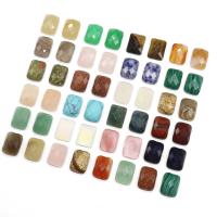 Pedras preciosas de cabochons , misto de pedras semi-preciosas, Retângulo, materiais diferentes para a escolha & facetada, 16*12mm, 10PCs/Lot, vendido por Lot