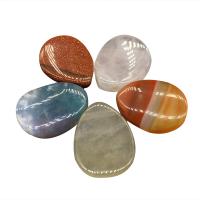 Perles bijoux en pierres gemmes, pierre gemme, différents matériaux pour le choix, 18*13mm, Trou:Environ 1mm, Environ 24PC/brin, Vendu par brin