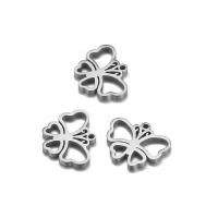 Stainless Steel Animal Pendants Butterfly plated hollow Approx 1.5mm Sold By Bag