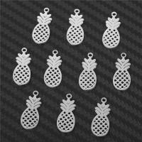 Stainless Steel Pendants, Pineapple, plated, hollow, more colors for choice, 9x20mm, Hole:Approx 1.5mm, 50PCs/Bag, Sold By Bag