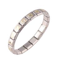 Stainless Steel Jewelry Bracelet plated fashion jewelry & Unisex original color 175mm Sold By Strand