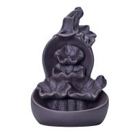 Backflow Incense Burner, Porcelain, without incense & durable, more colors for choice, nickel, lead & cadmium free, 100x100x150mm, Sold By PC