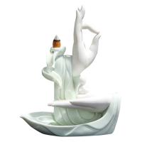 Backflow Incense Burner, Porcelain, without incense & durable & different styles for choice, 165x212x78mm, Sold By PC