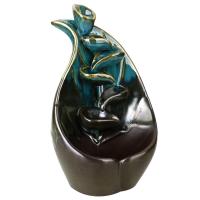 Backflow Incense Burner, Porcelain, without incense & durable, 130x210x110mm, Sold By PC