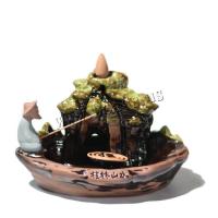 Backflow Incense Burner, Porcelain, without incense & durable & different styles for choice, Sold By PC