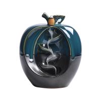 Backflow Incense Burner Porcelain half handmade without incense & for home and office & durable Sold By PC
