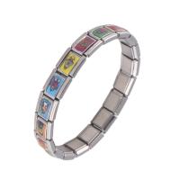 Stainless Steel Jewelry Bracelet plated fashion jewelry & Unisex 175mm Sold By PC