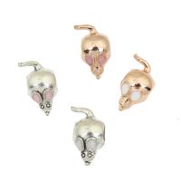 Tibetan Style European Beads, Skull, plated, enamel, more colors for choice, nickel, lead & cadmium free, 17.50x9.60x9.70mm, Hole:Approx 4.4mm, 30PCs/Bag, Sold By Bag