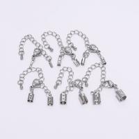 Stainless Steel Extender Chain, DIY & different size for choice, original color, Length:Approx 5-7 Inch, 5Sets/Bag, Sold By Bag
