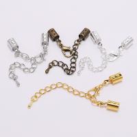 Iron Extender Chain plated DIY nickel lead & cadmium free Sold By Bag