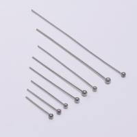 Stainless Steel Ball Head Pin, DIY & different size for choice, original color, 100PCs/Bag, Sold By Bag