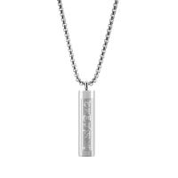 Stainless Steel Pendants Column plated Buddhist jewelry 46*10mm Sold By PC