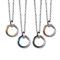Stainless Steel Pendants, Donut, plated, for man & with rhinestone, more colors for choice, 18x18mmuff0c11mm, Sold By PC