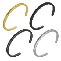 нержавеющая сталь браслет-манжеты, Другое покрытие, ювелирные изделия моды & Женский, Много цветов для выбора, 4mm,60x46mm, продается PC