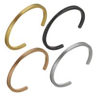 нержавеющая сталь браслет-манжеты, Другое покрытие, ювелирные изделия моды & Женский, Много цветов для выбора, 5mm,62x46mm, продается PC
