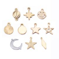 Brass Jewelry Pendants, plated, DIY & different styles for choice, nickel, lead & cadmium free, 300PCs/Lot, Sold By Lot