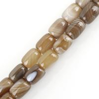 Natürliche Streifen Achat Perlen, verschiedene Größen vorhanden, Bohrung:ca. 1.5mm, 28PCs/Strang, verkauft per ca. 15 ZollInch Strang