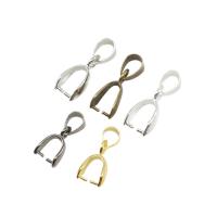 Brass Pinch Bail plated DIY nickel lead & cadmium free Sold By Bag