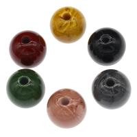 Harpiks smykker Perler, Resin, Runde, forskellig størrelse for valg, flere farver til valg, Solgt af Bag
