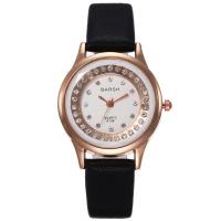 Women Wrist Watch PU Leather with Glass & Zinc Alloy plated fashion jewelry & for woman Sold By PC