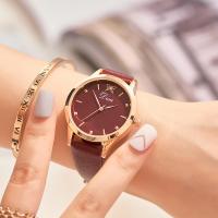 Women Wrist Watch, PU Leather, with Glass & Tibetan Style, plated, fashion jewelry & for woman, more colors for choice, 40x20mm, Sold By PC