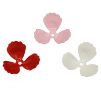 Iron Bead Caps, Flower, stoving varnish, more colors for choice, nickel, lead & cadmium free, 13x4mm, Hole:Approx 1mm, 100PCs/Bag, Sold By Bag