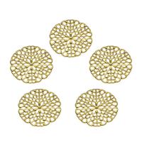 Iron Jewelry Findings, gold color plated, hollow, nickel, lead & cadmium free, 25x1mm, 100PCs/Bag, Sold By Bag