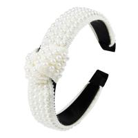 Hair Bands Cloth with Plastic Pearl fashion jewelry & for woman 145*120*35mm Sold By PC