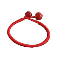Porcelain Bracelet, with Nylon Cord, Unisex & adjustable, red, Length:Approx 7.5 Inch, 5Strands/Lot, Sold By Lot