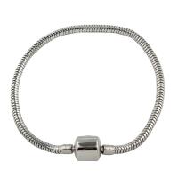 Stainless Steel Jewelry Bracelet, 316L Stainless Steel, Unisex, original color, 10x9x9mm, Length:Approx 7.68 Inch, 5Strands/Bag, Sold By Bag