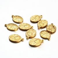 Stainless Steel Pendants, plated, more colors for choice, 13x19mm, Hole:Approx 1mm, 50PCs/Bag, Sold By Bag