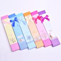 Jewelry Gift Box Paper Rectangle random style & durable & Thicken mixed colors Sold By Bag