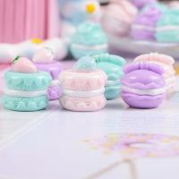 Plastic Cabochons, Cake, stoving varnish, different styles for choice, 23x21mm,20x21mm, 20PCs/Bag, Sold By Bag