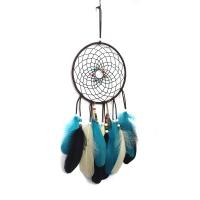 Fashion Dream Catcher Iron with Velveteen & Feather & Wood handmade multi-colored nickel lead & cadmium free Sold By PC
