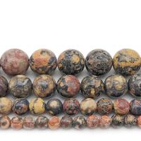 Natural Stone Beads Round polished Approx 1mm Sold By Strand