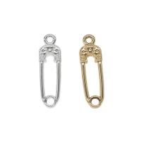 Tibetan Style Pendants, Paper Clip, plated, more colors for choice, nickel, lead & cadmium free, 30x8x2mm, Hole:Approx 1.5mm, Approx 100PCs/Bag, Sold By Bag