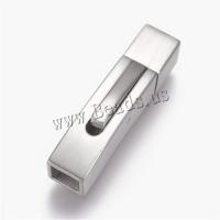 Stainless Steel Bayonet Clasp 304 Stainless Steel platinum plated & matte Sold By PC