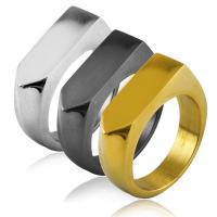 Titanium Steel Finger Ring, Unisex & different size for choice, more colors for choice, 5mm,8mm, Sold By PC