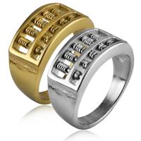 Partículas de acero anillo, Estilo coreano & diverso tamaño para la opción & para hombre, más colores para la opción, 3mm,10mm, Vendido por UD